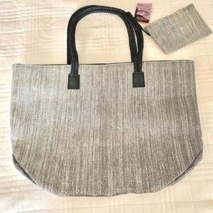 NEW ITEM Woven Straw Tote Bag. FullyLined Interior